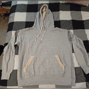 Like Love Grey And Cream Hoodie Size Large